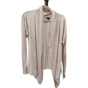Express light pink sweater cardigan - size large